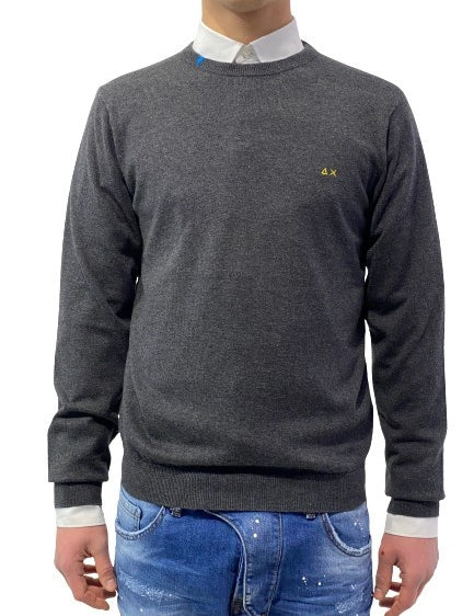 Inverno, Blu, FW18, Grigio, L, M, Maglieria, Outlet, Rosso, S, Sun 68, Uomo, Verde, Viola, Viola scuro, XXL