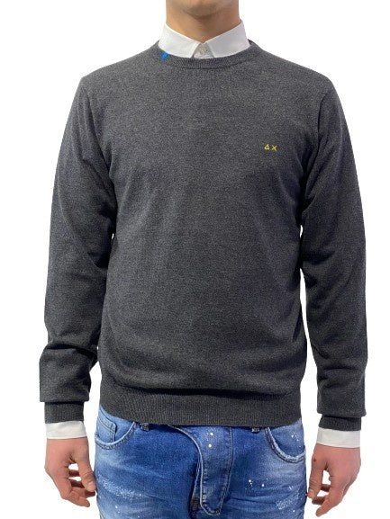 Sun 68 Maglieria 26154 - SanShopLuxury - -50%, 2018, Abbigliamento, Autunno/Inverno, Blu, FW18, Grigio, L, M, Maglieria, Outlet, Rosso, S, Sun 68, Uomo, Verde, Viola, Viola scuro, XXL