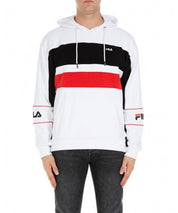 Fila Felpa 682358 - SanShopLuxury - -50%, 2018, Abbigliamento, Autunno/Inverno, Bianco, Con Cappuccio, Felpa, Fila, FW18, L, Nero, Outlet, Uomo, XL