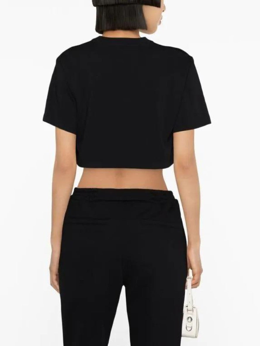 Off-White T-Shirt OWAA081C99JER002 - SanShopLuxury - Abbigliamento, Autunno/Inverno, Carry Over, Continuativo, Crop, Donna, Idoneo, L, M, Nero, New, Off-White, Primavera/Estate, S, T-Shirt