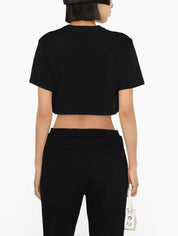 Off-White T-Shirt OWAA081C99JER002 - SanShopLuxury - Abbigliamento, Autunno/Inverno, Carry Over, Continuativo, Crop, Donna, Idoneo, L, M, Nero, New, Off-White, Primavera/Estate, S, T-Shirt