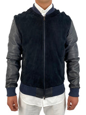 Hash 31 Hash Giubbino NAPPA CAMOSCIO 03 - SanShopLuxury - -70%, 2016, Abbigliamento, Autunno/Inverno, Blu, Continuativo, Giubbino, Hash 31 Hash, M, Outlet, Primavera/Estate, SS16, Ultimo, Uomo