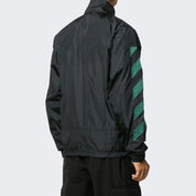 Off-White Giubbino OMEA233E20FAB0021001 - SanShopLuxury - -50%, 2020, Abbigliamento, Antivento, Autunno/Inverno, FW20, Giubbino, L, M, Nero-Verde, Off-White, Outlet, Uomo