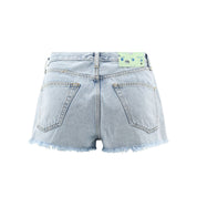 Off-White Short OWYC002S20DEN001/4500 - SanShopLuxury - -50%, 2020, 38, 39, 40, Abbigliamento, Blu, Donna, Off-White, Outlet, Primavera/Estate, Short, SS20