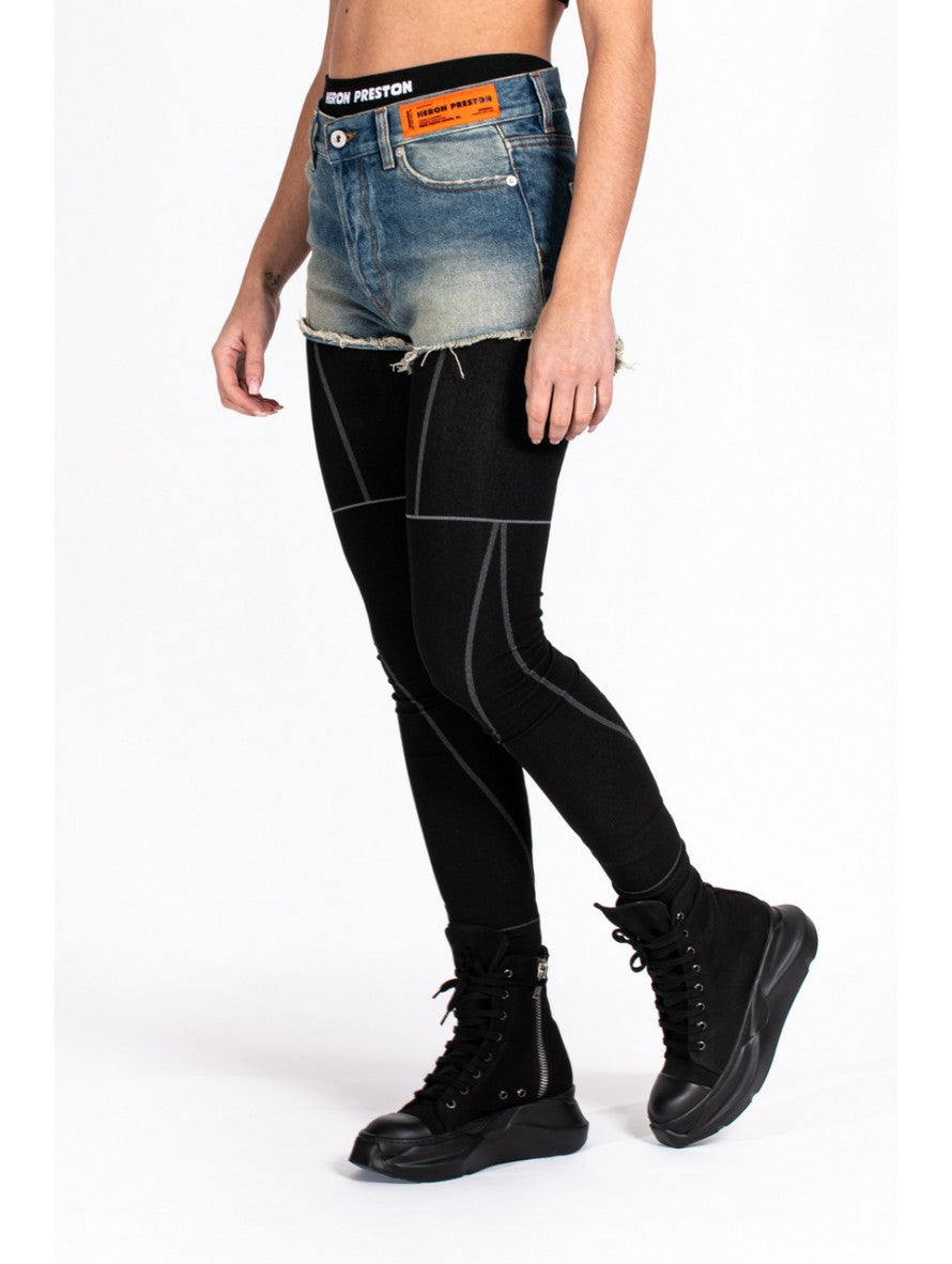 Heron Preston Short HWYC002F21DEN0014000 - SanShopLuxury - -50%, 2021, 38, 39, 44, Abbigliamento, Autunno/Inverno, Blu, Donna, FW21, Heron Preston, Outlet, Short