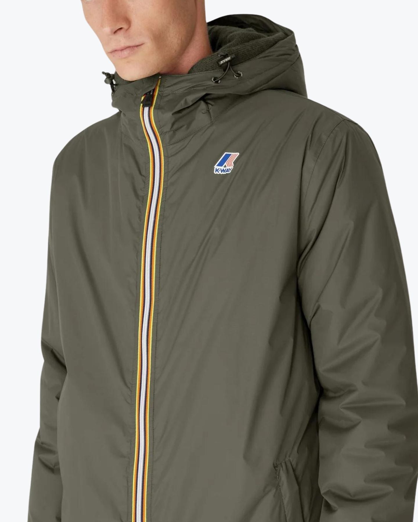 K-Way Giubbino K3114KW WMR - SanShopLuxury - Abbigliamento, Autunno/Inverno, Carry Over, Donna, Giubbino, Idoneo, K-Way, L, M, S, Ultimo, UNISEX, Uomo, Verde, XL, XXL, XXXL