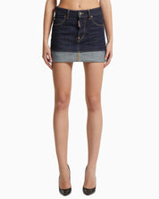 Dsquared2 Gonna S75MA0993/S30833470 - SanShopLuxury - 2025, 36, 38, 40, 42, 44, Abbigliamento, Autunno/Inverno, Blu, Donna, Dsquared2, FW25, Gonna, Idoneo, jeans, New