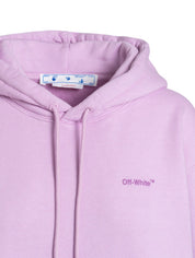 Off-White Felpa OWBB032F22JER001 - SanShopLuxury - 2022, Abbigliamento, Autunno/Inverno, Con Cappuccio, Donna, Felpa, FW22, Lilla, M, Off-White, Outlet, S
