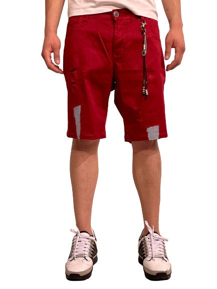 Giggle Short GIGGLE 007 009 - SanShopLuxury - -70%, 2016, 46, 54, Abbigliamento, Bordeaux, Giggle, Outlet, Primavera/Estate, Rosso, Short, SS16, Uomo