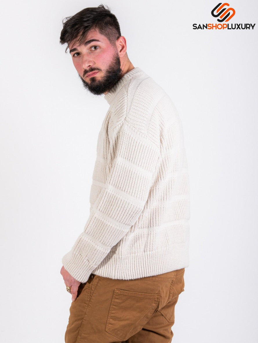 Gavensemble Maglieria JUMP-120 - SanShopLuxury - -50%, 2021, Abbigliamento, Autunno/Inverno, Beige, FW21, Gavensemble, L, M, Maglieria, Nero, Outlet, S, Uomo, XL