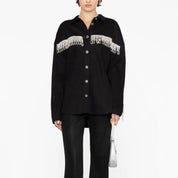 Rotate Camicie 101014100/4004 - SanShopLuxury - 2023, 36, 38, Abbigliamento, Autunno/Inverno, Camicie, Donna, FW23, Nero, Outlet, Rotate