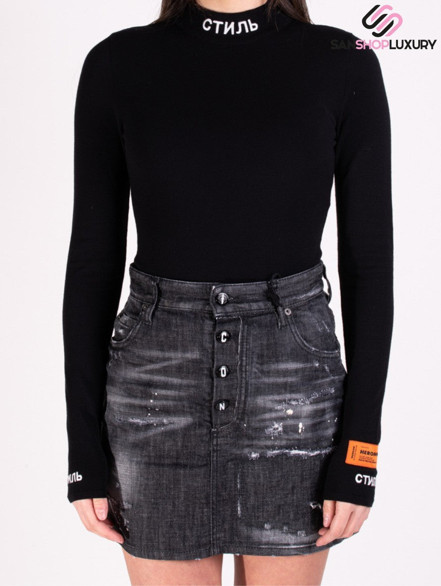 Dsquared2 Gonna S80MA0010 S30357 900 - SanShopLuxury - -50%, 2021, 38, 40, 42, 44, Abbigliamento, Autunno/Inverno, Donna, Dsquared2, FW21, Gonna, Nero, Outlet