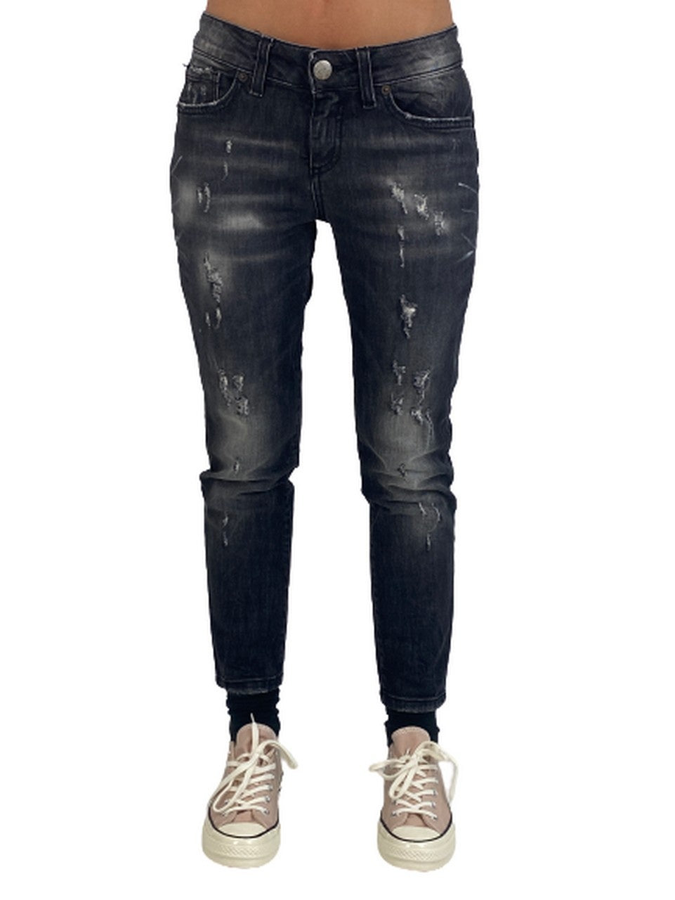 Inverno, Donna, Jeans, Nero, Outlet, SS19