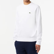 Lacoste Felpa SH9608 - SanShopLuxury - 2023, Abbigliamento, Autunno/Inverno, Bianco, Blu, Felpa, FW23, Girocollo, L, Lacoste, Outlet, Uomo, XL, XXL