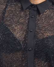 So Lavish Camicia C4017-N - SanShopLuxury - 2024, 40, 42, 44, Abbigliamento, Autunno/Inverno, Camicia, Continuativo, Donna, FW24, Idoneo, Nero, Outlet, Primavera/Estate, So Lavish