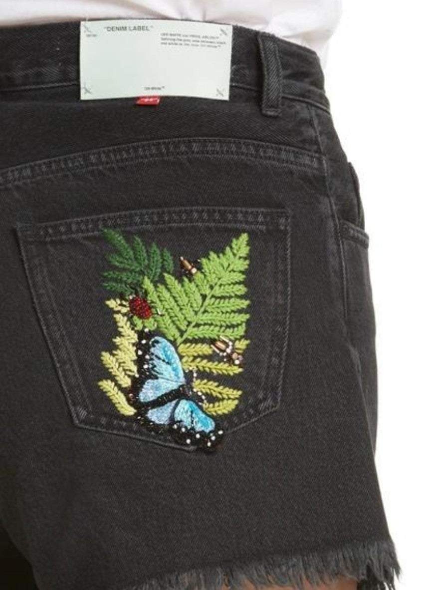 Off-White Short OWYC001R18774007 8640 - SanShopLuxury - -50%, 2018, 42, 44, 46, Abbigliamento, Donna, Nero, Off-White, Outlet, Primavera/Estate, Short, SS18