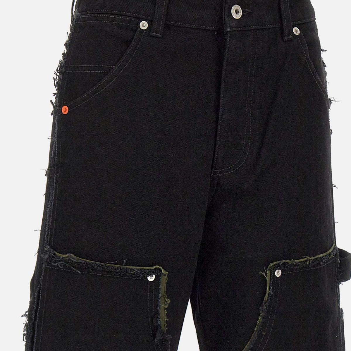 Heron Preston Jeans HWYB009F23DEN001 - SanShopLuxury - 2023, 39, 40, 41, 42, Abbigliamento, Autunno/Inverno, Cargo, Donna, FW23, Heron Preston, Jeans, Nero, Outlet