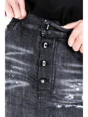 Dsquared2 Gonna S80MA0010 S30357 900 - SanShopLuxury - -50%, 2021, 38, 40, 42, 44, Abbigliamento, Autunno/Inverno, Donna, Dsquared2, FW21, Gonna, Nero, Outlet