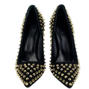 Jkf Tacchi ALEX BIS 4 CAMOSCIO/ORO - SanShopLuxury - -50%, 2019, 37, Autunno/Inverno, Calzature, Donna, FW19, Jkf, Nero, Outlet, Tacchi, Ultimo