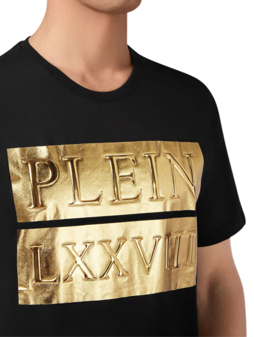 Philipp Plein T-Shirt CMTK4687/PJY002N0216 - SanShopLuxury - -50%, 2020, Abbigliamento, Autunno/Inverno, FW20, L, Nero, Outlet, Philipp Plein, T-Shirt, Uomo, XL