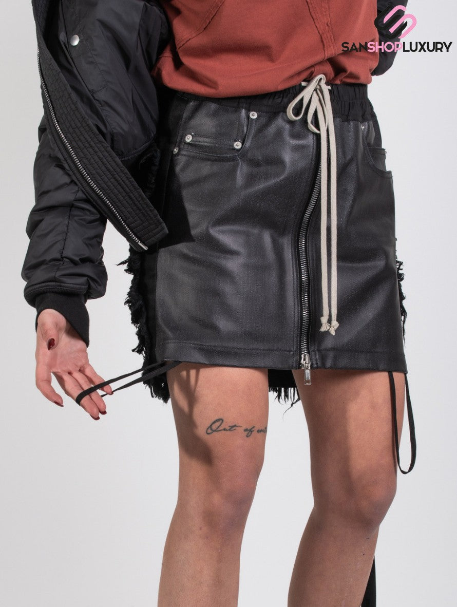 Rick Owens Drkshdw Gonna DS02A3345 BKMBD 09 - SanShopLuxury - -50%, 2021, Abbigliamento, Autunno/Inverno, Donna, FW21, Gonna, L, M, Nero, Outlet, Rick Owens Drkshdw, S