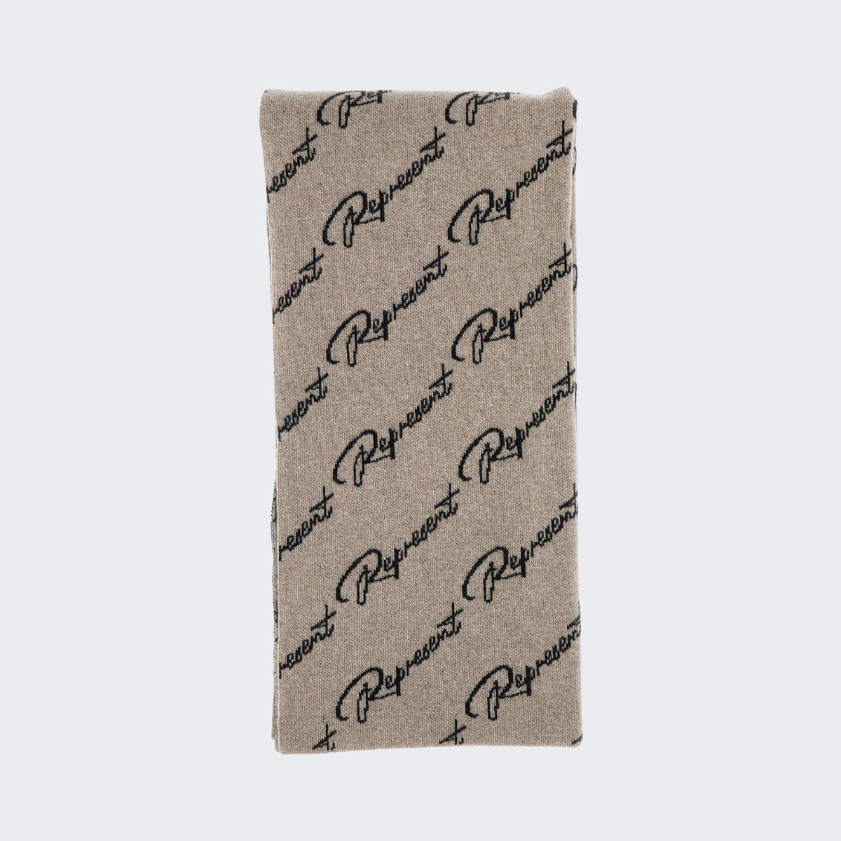 Inverno, Beige, FW23, Idoneo, Lana, Nero, Outlet, Represent, Sciarpa, Unica, Uomo