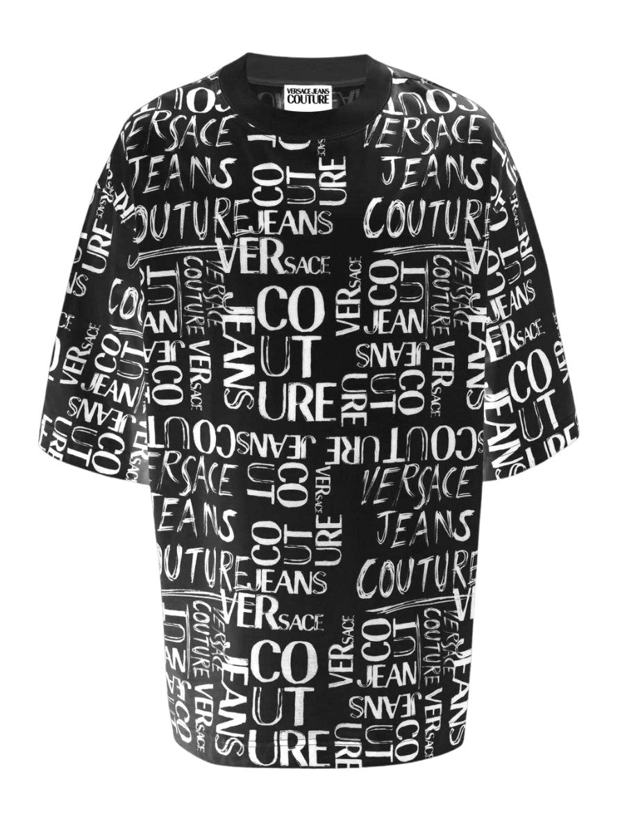 Versace Jeans Couture T-Shirt 74GAH604 JS167 - SanShopLuxury - 2023, Abbigliamento, Bianco, L, M, Nero, Outlet, Primavera/Estate, S, SS23, T-Shirt, Uomo, Versace Jeans Couture, XS