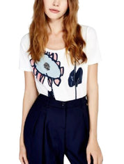 Liu-Jo T-Shirt P66169J5233/Y9671 - SanShopLuxury - -70%, 2017, Abbigliamento, Bianco, Donna, Liu-Jo, M, Outlet, Primavera/Estate, SS17, T-Shirt, Ultimo