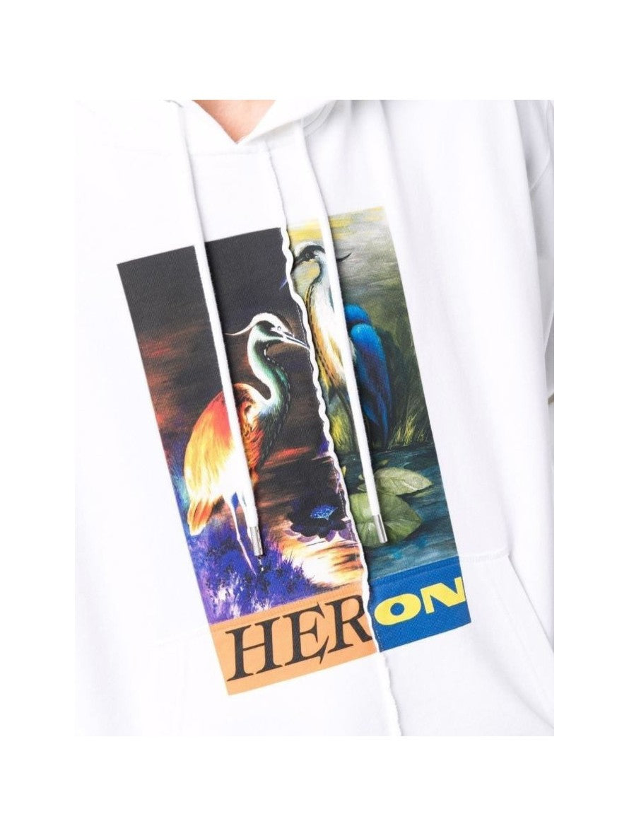 Heron Preston Felpa HMBB021F21JER002 - SanShopLuxury - -50%, 2021, Abbigliamento, Autunno/Inverno, Bianco, Con Cappuccio, Felpa, FW21, Heron Preston, L, M, Nero, Outlet, S, Uomo, XL