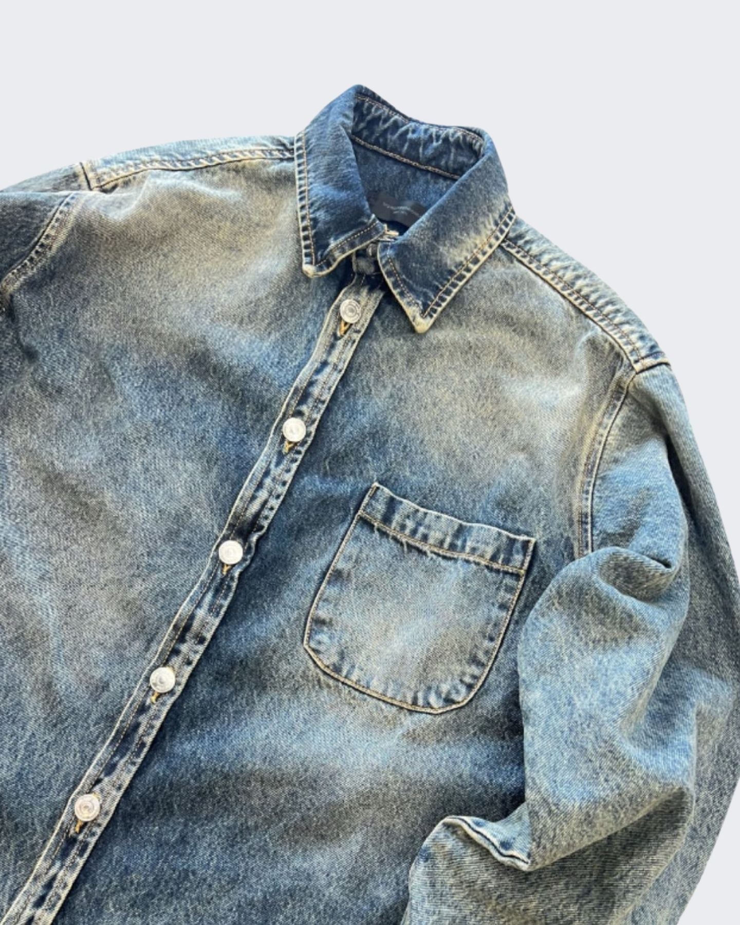 Donotconform Camicia SHIRT370-SAB - SanShopLuxury - 2024, Abbigliamento, Blu Sabbiato, Camicia, Donotconform, Idoneo, jeans, L, Outlet, Primavera/Estate, SS24, Ultimo, Uomo