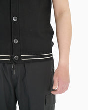 Chiodi Milano Cardigan SS25-013-N - SanShopLuxury - 2025, Abbigliamento, Cardigan, Chiodi Milano, Idoneo, L, M, Nero, New, Primavera/Estate, S, SS25, Uomo, XL, XXL