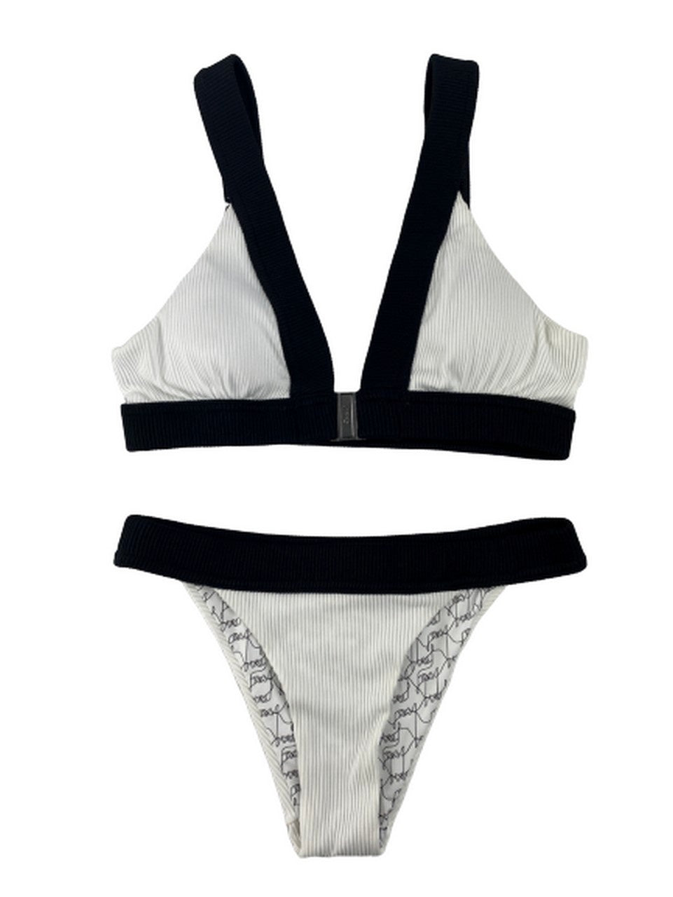 F**K Costume FK19-D107 - SanShopLuxury - -50%, 2019, Abbigliamento, Beachwear, Bianco, Costume, Donna, F**K, Outlet, Primavera/Estate, SS19, Triangolo, Ultimo, XL