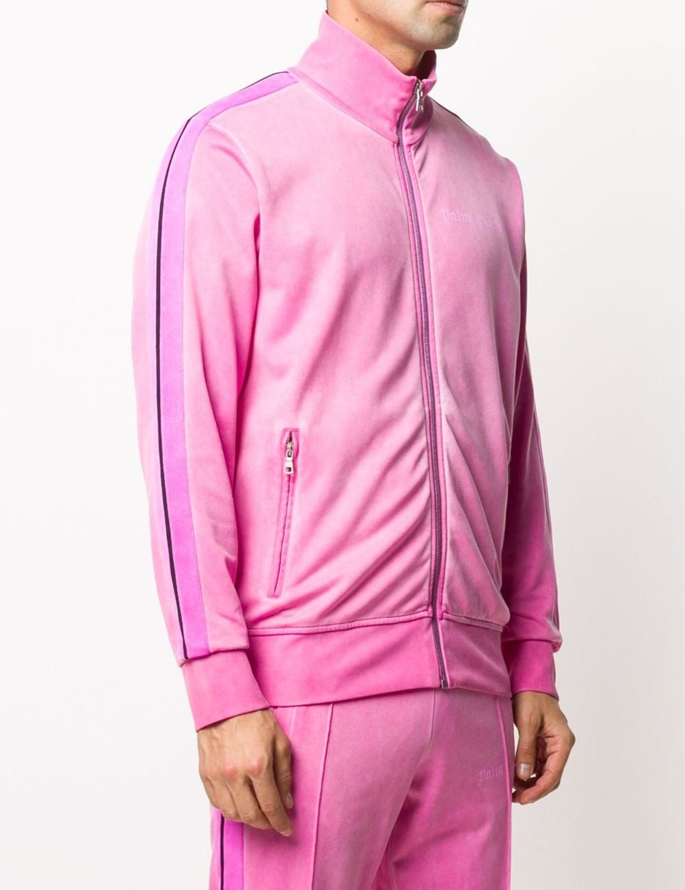 Inverno, Felpa, FW20, Outlet, Palm Angels, Rosa, S, Ultimo, Uomo, Zip