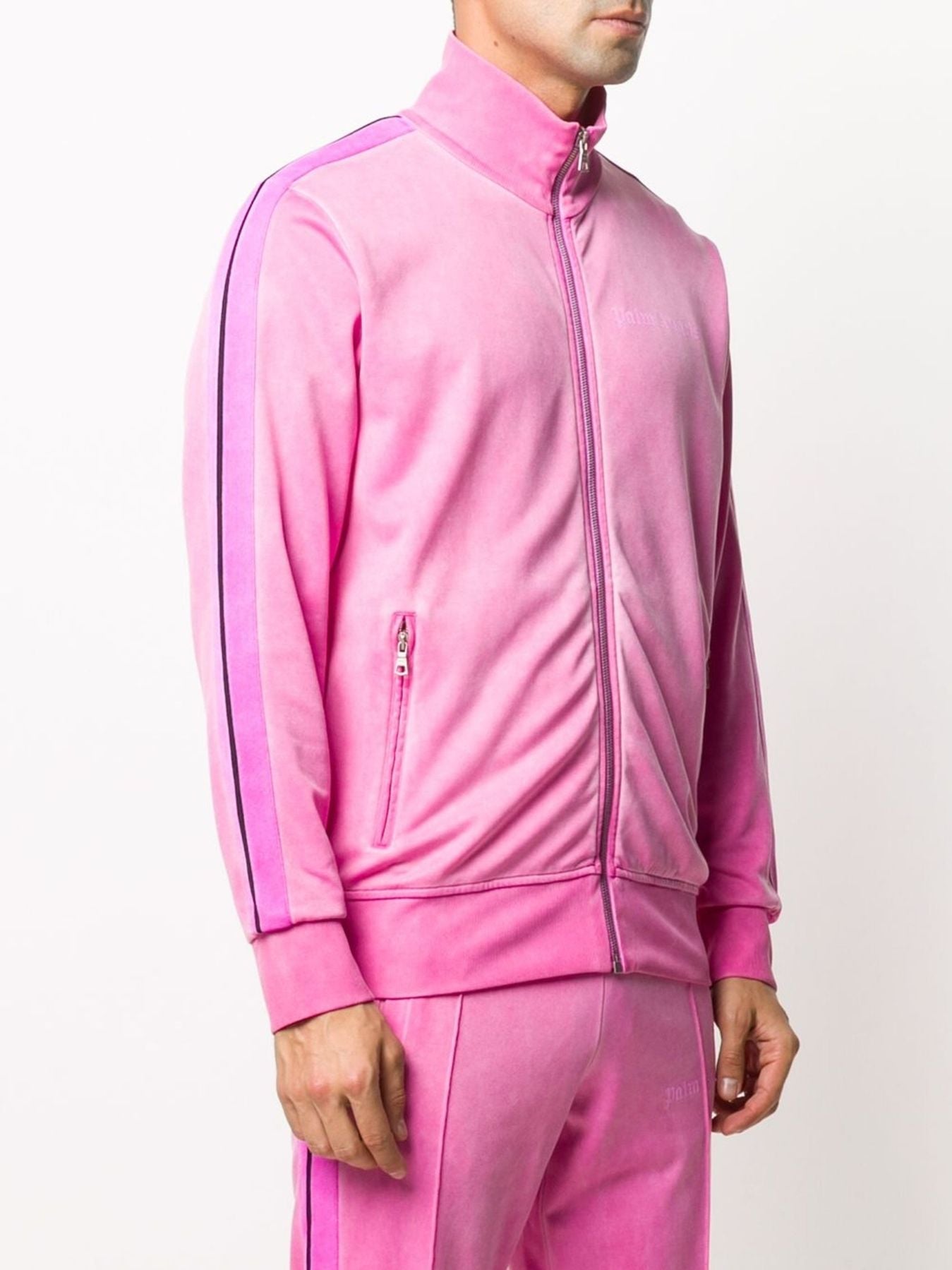 Palm Angels Felpa PMBD001F20FAB0033030 - SanShopLuxury - -50%, 2020, Abbigliamento, Autunno/Inverno, Felpa, FW20, Outlet, Palm Angels, Rosa, S, Ultimo, Uomo, Zip