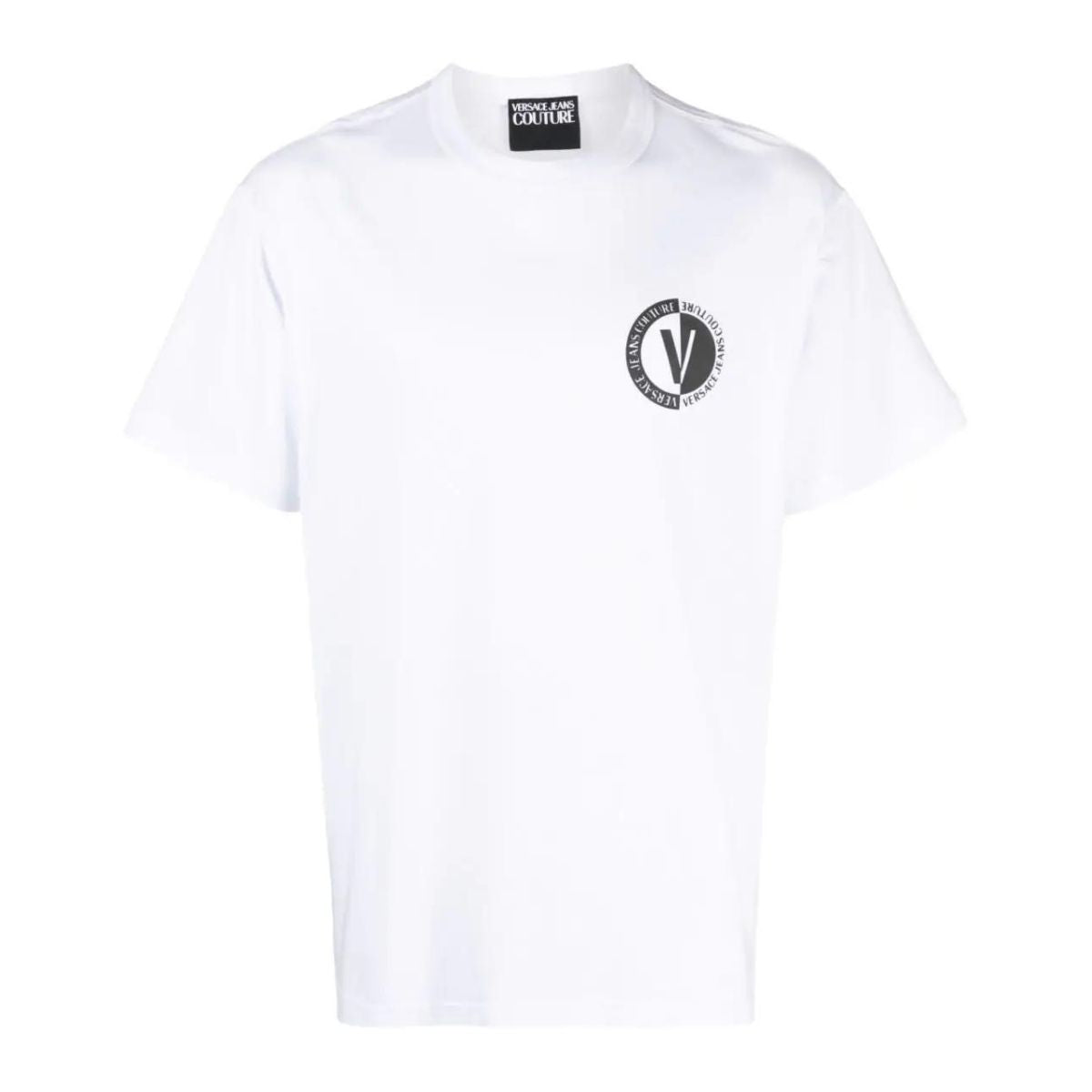 Inverno, Bianco-Nero, FW23, Idoneo, M, Nero-Bianco, Outlet, T-Shirt, Uomo, Versace Jeans Couture, XL