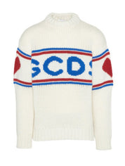 Gcds Maglieria CC94M021160 - SanShopLuxury - -50%, 2021, Abbigliamento, Autunno/Inverno, Bianco, FW21, Gcds, L, M, Maglieria, Outlet, Uomo, XL