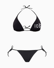 Dsquared2 Costume D6BX63080-D6B083080 - SanShopLuxury - 2022, 38, 40, 42, 44, 46, Abbigliamento, Beachwear, Bikini, Costume, Donna, Dsquared2, Idoneo, Nero, Outlet, Primavera/Estate, SS22