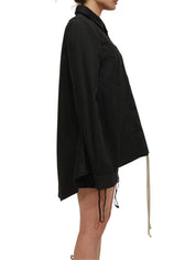 Rick Owens Drkshdw Camicie DS20F1733/TW09 - SanShopLuxury - -50%, 2020, Abbigliamento, Autunno/Inverno, Camicie, Donna, FW20, M, Nero, Outlet, Rick Owens Drkshdw, S, Ultimo