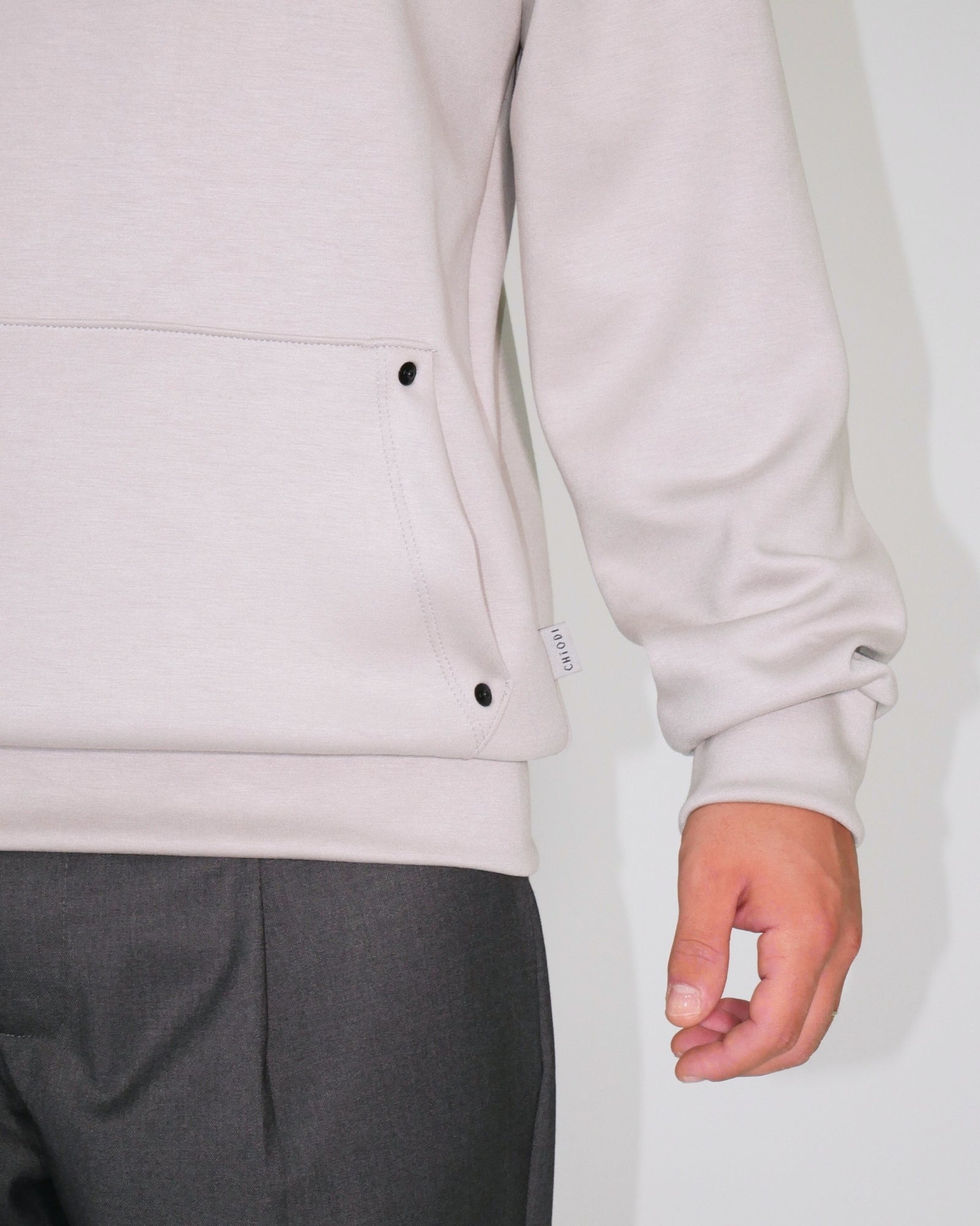 Chiodi Milano Felpa FW25-006-GRIGIO