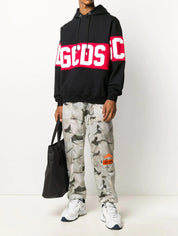 Gcds Felpa CC94M021013 - SanShopLuxury - 2022, Abbigliamento, Autunno/Inverno, Carry Over, Con Cappuccio, Continuativo, Felpa, Gcds, Idoneo, Nero, New, Primavera/Estate, Ultimo, Uomo, XXXL