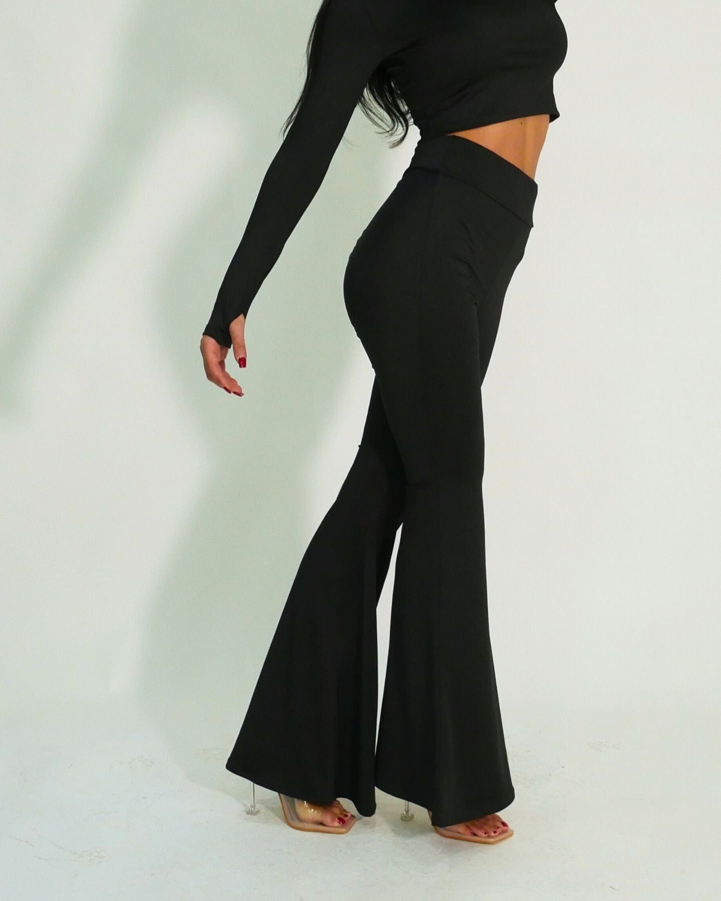 Inverno, District Margherita Mazzei, Donna, FW24, Idoneo, Nero, Outlet, Pantalone