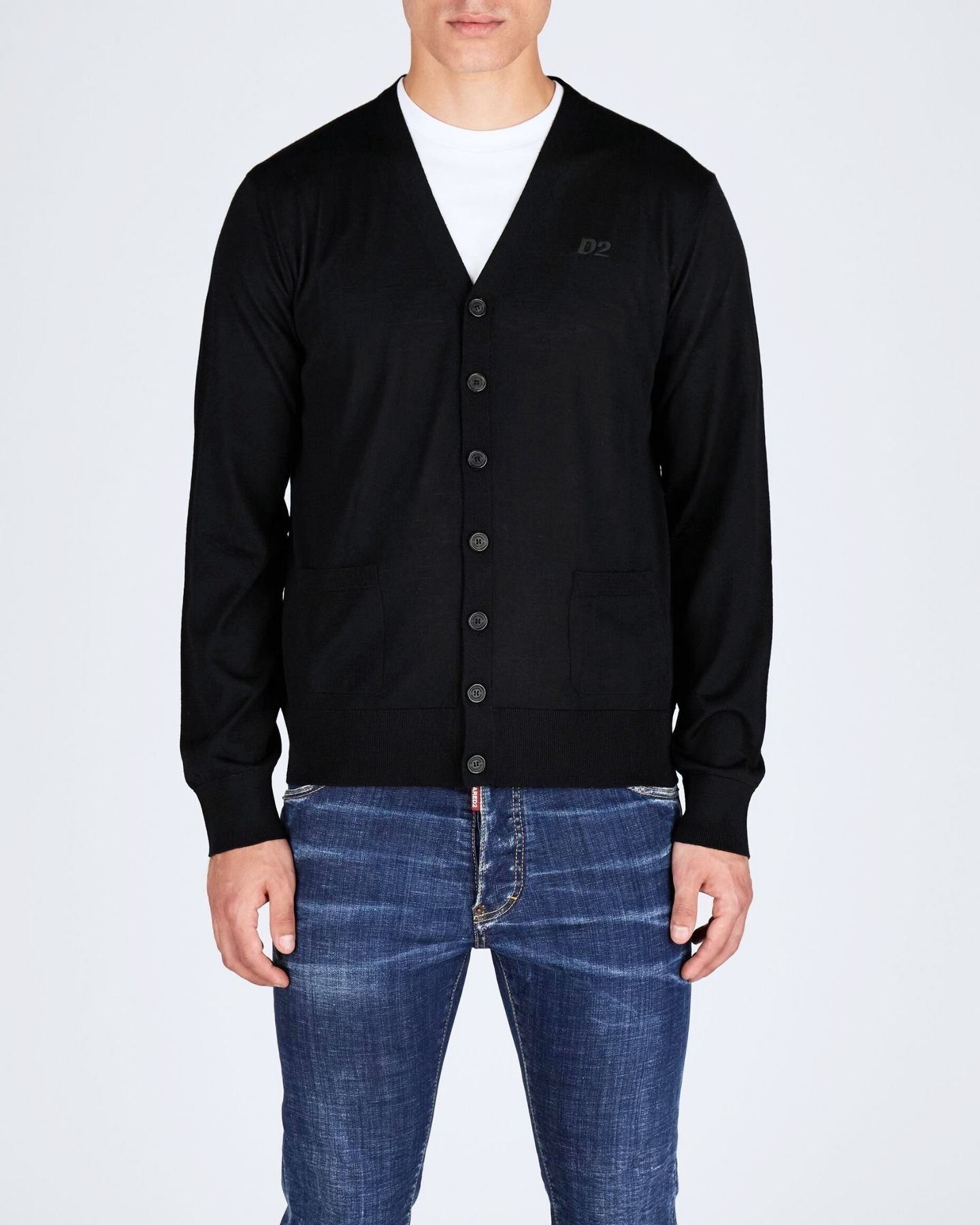 Dsquared2 Maglieria S74HA1404/S18310900 - SanShopLuxury - 2024, Abbigliamento, Cardigan, Dsquared2, Idoneo, L, M, Maglieria, Nero, Outlet, Primavera/Estate, S, SS24, Ultimo, Uomo, XL, XXL