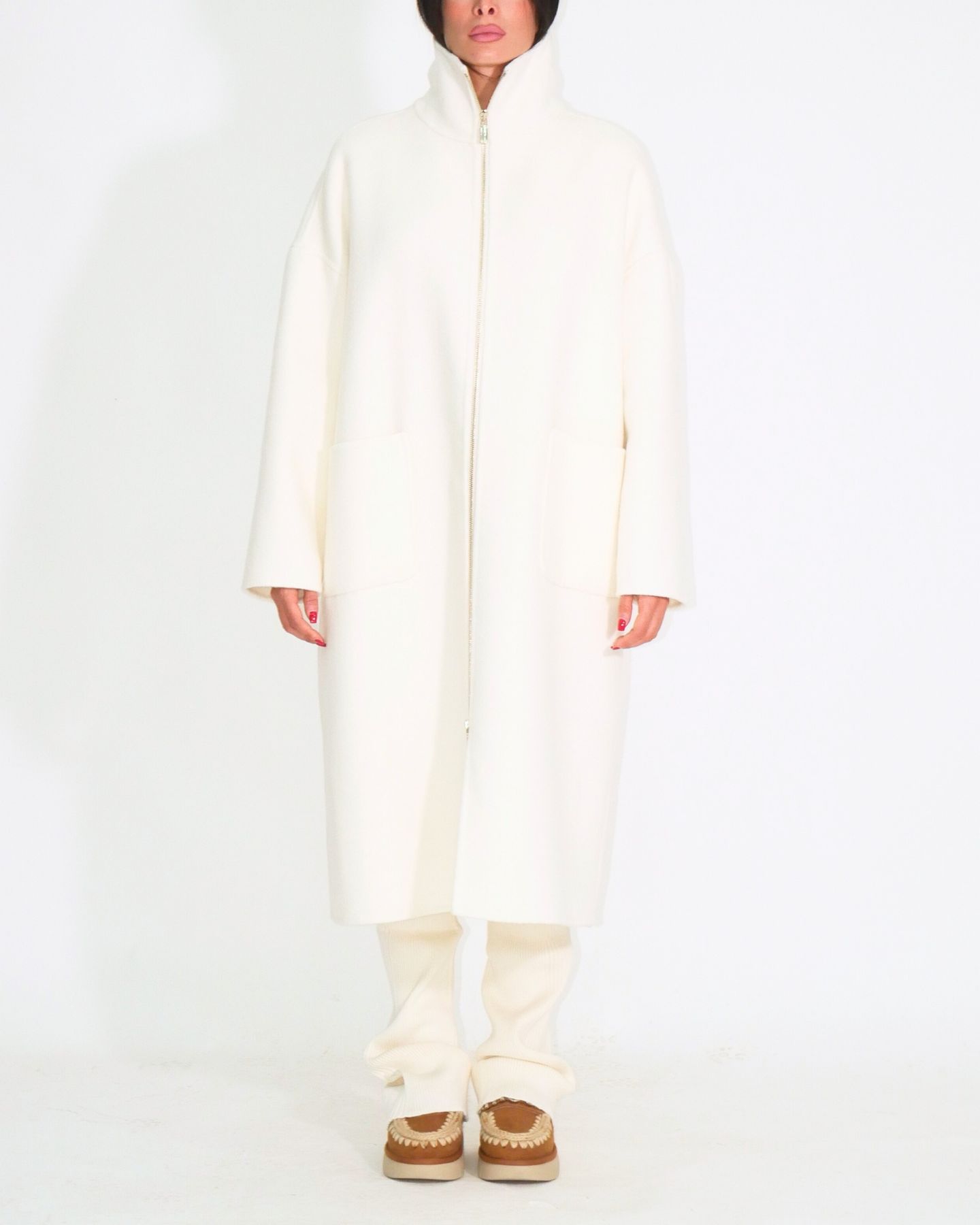 Inverno, Donna, FW24, Giubbino, Idoneo, M, Outlet, Panna, S, Shiki, Ultimo