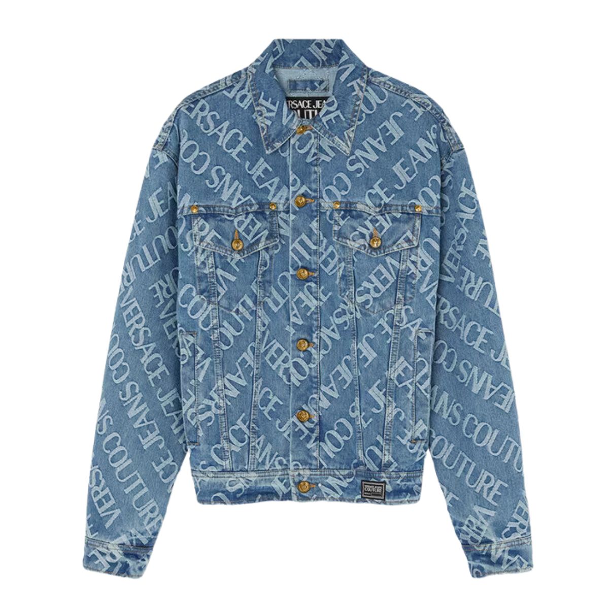 Inverno, Blu, FW23, Giubbino, Idoneo, jeans, Outlet, Uomo, Versace Jeans Couture