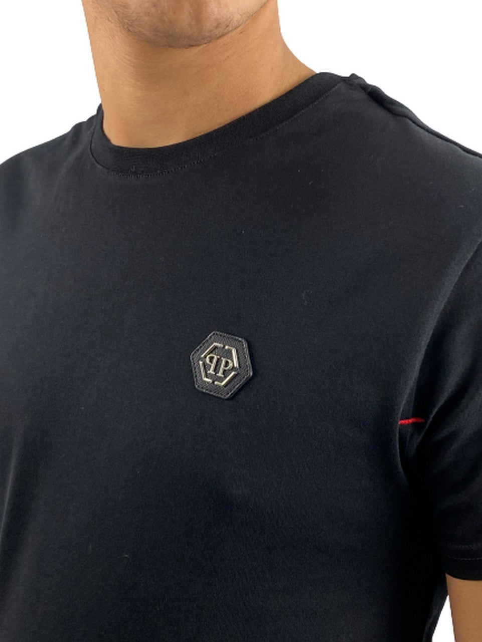 Philipp Plein T-Shirt CMTK4855/PJY002N02 - SanShopLuxury - -50%, 2020, Abbigliamento, Autunno/Inverno, FW20, Nero, Outlet, Philipp Plein, S, T-Shirt, Ultimo, Uomo