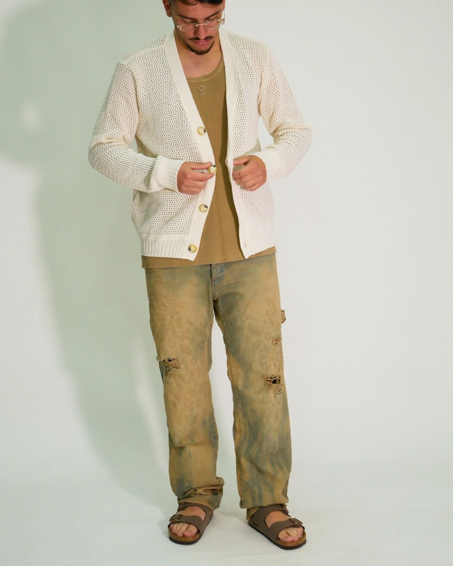 Gavensemble Jeans BAGGY710 - SanShopLuxury - 2024, 44, 46, 48, 50, 52, 54, Abbigliamento, Autunno/Inverno, Baggy, Beige, Continuativo, Gavensemble, Idoneo, Jeans, Outlet, Primavera/Estate, SS24, Uomo