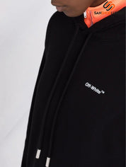 Felpa Off-White OWBB032C99JER0011001 - SanShopLuxury - Abbigliamento, Autunno/Inverno, Carry Over, Con Cappuccio, Continuativo, Donna, Felpa, Idoneo, L, M, Nero, New, Off-White, Primavera/Estate, S