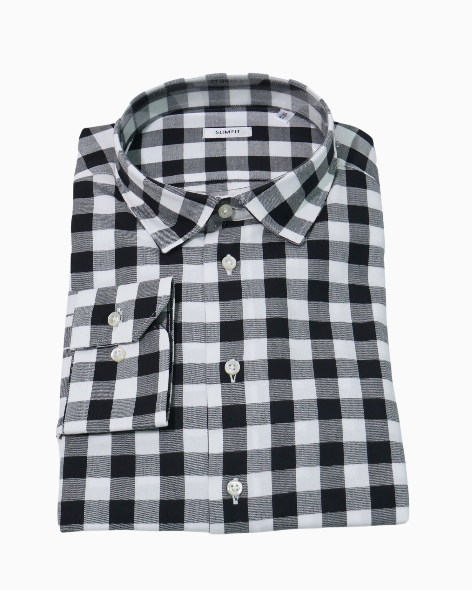 Sartoria Italiana Camicia 001369-04 - SanShopLuxury - 2019, 38, 39, 40, 41, 42, 43, Abbigliamento, Autunno/Inverno, Camicia, Carry Over, Continuativo, Idoneo, Nero-Bianco, New, Primavera/Estate, Sartoria Italiana, Uomo