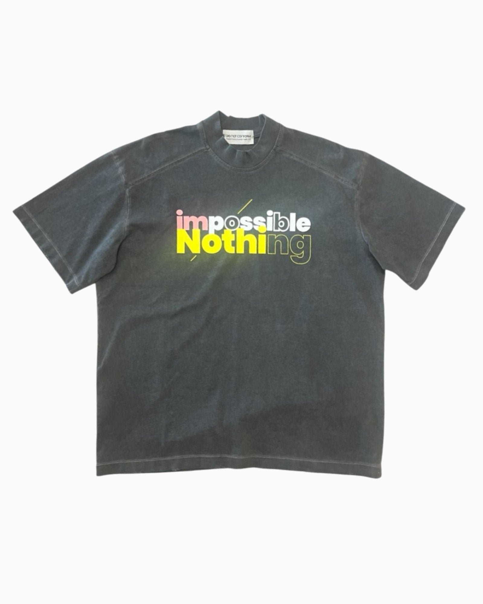 Inverno, Donotconform, FW25, Grigio, Idoneo, L, M, New, S, T-Shirt, Uomo, XL