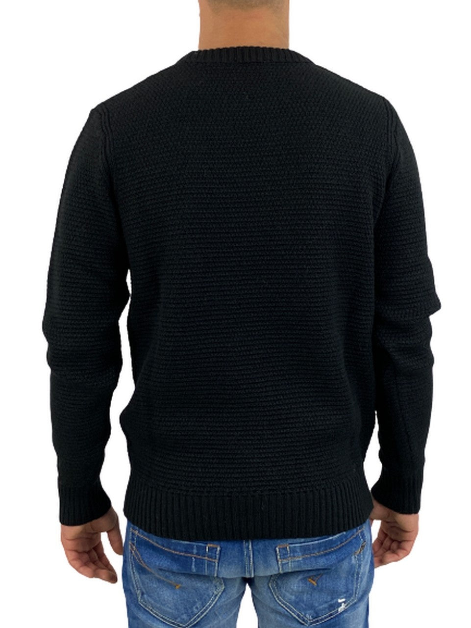 Dik Tat Maglieria DK87008 - SanShopLuxury - -50%, 2020, Abbigliamento, Autunno/Inverno, Bianco, Dik Tat, FW20, L, M, Maglieria, Nero, Outlet, S, Uomo